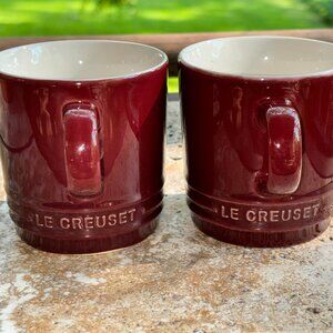 Le Creuset | 2 NEW 3.5 oz Oz Espresso Mugs - Set of 2 RHONE Stoneware